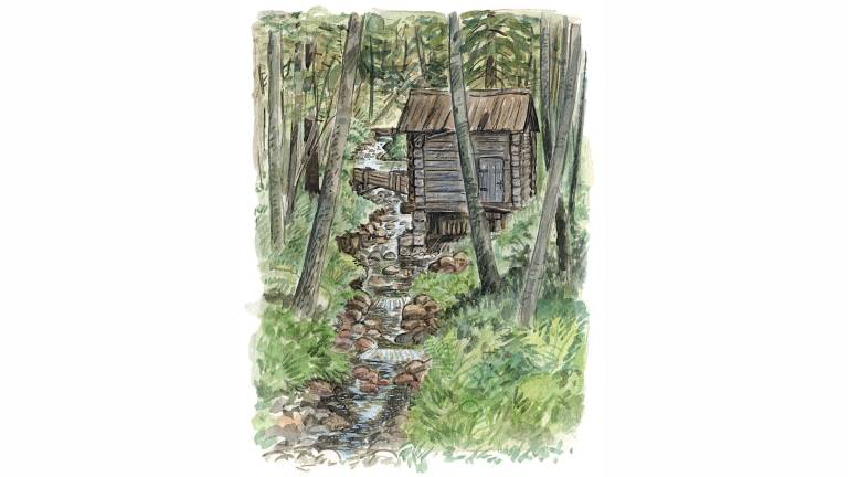 Kvarn. Illustration Martin Holmer.