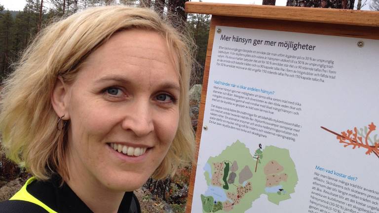 Line Djupström i Effaråsen.